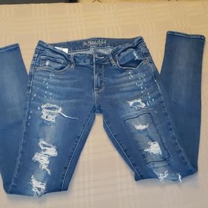 Bullhead Black Skinny Jeans Sz7 (#184)